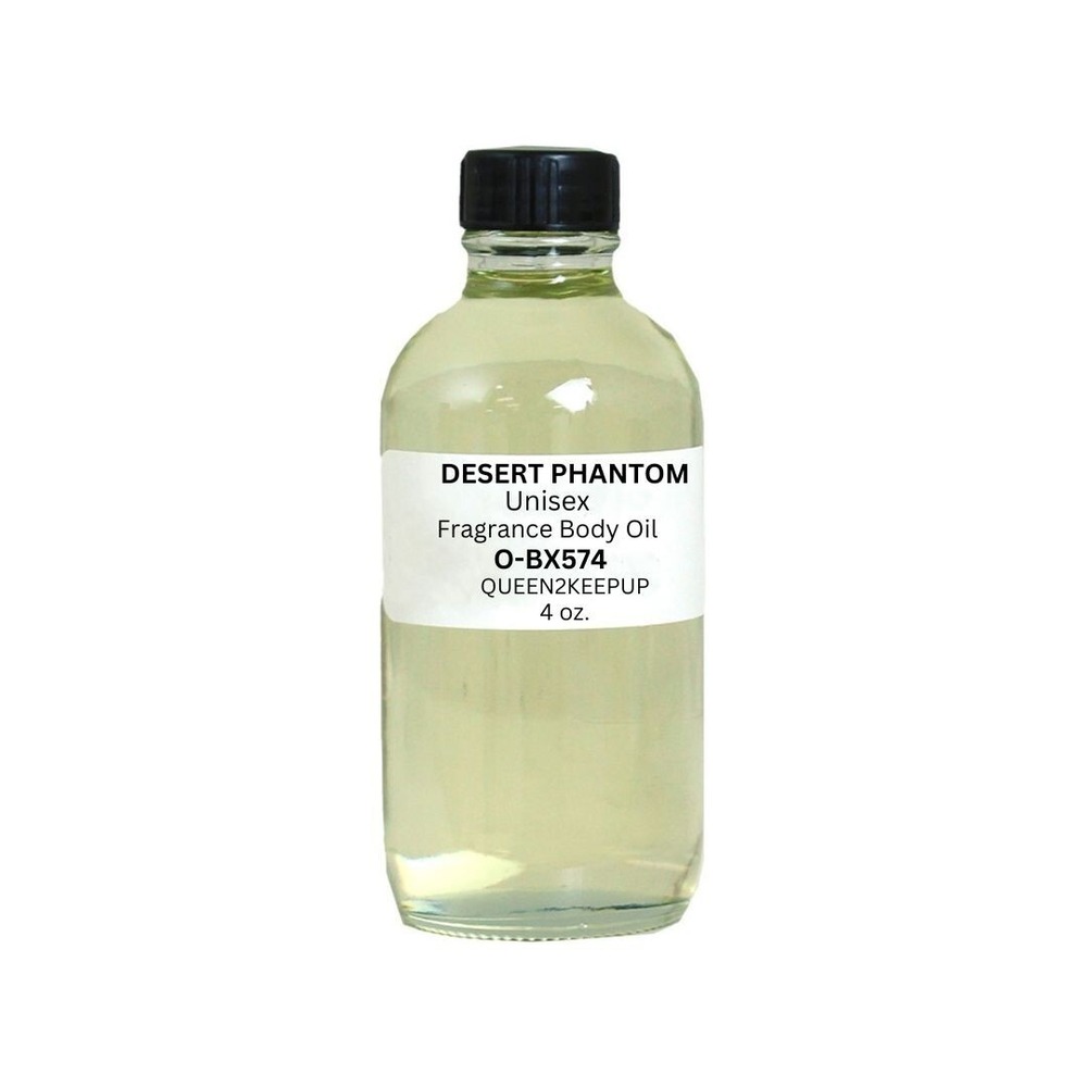 Desert Phantom (Unisex) Body Oil 4 oz Fragrance All Natural Scent